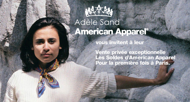 Vente privée American Apparel