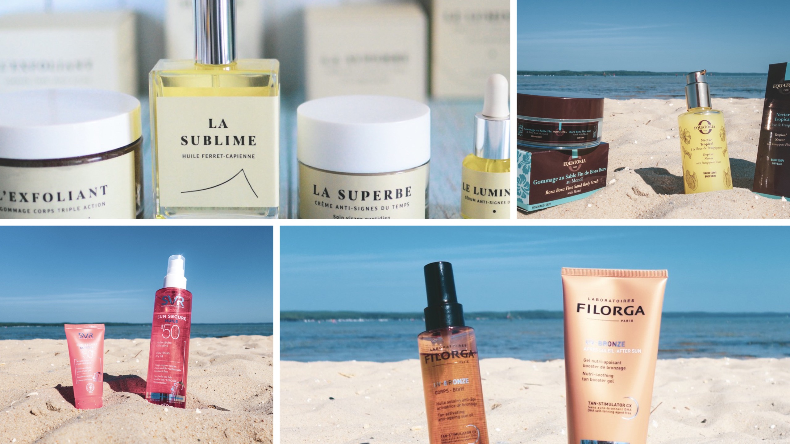 produits de l'été, Mes produits de l’été