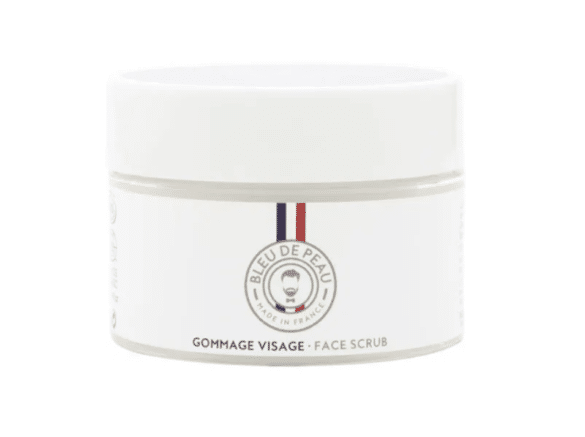 gommage visage bleu de peau